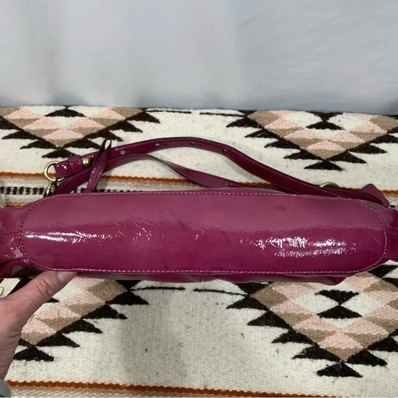 Coach Patent Leather Shoulder Bag - Picture 6 of 13